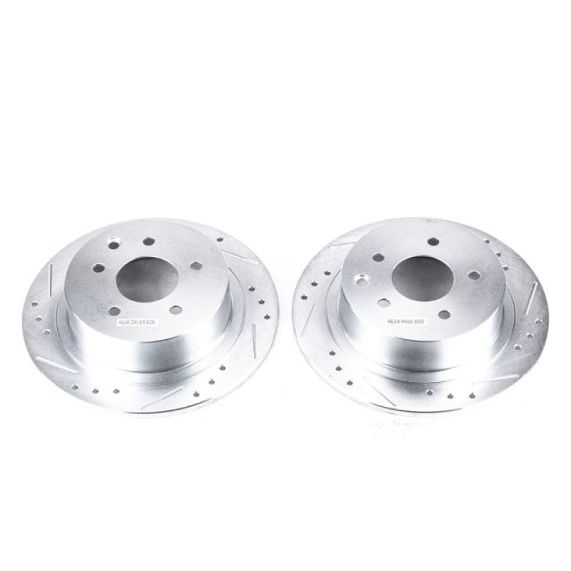 PowerStop — PowerStop Evolution Performance Drilled, Slotted & Plated Brake Rotor Pair