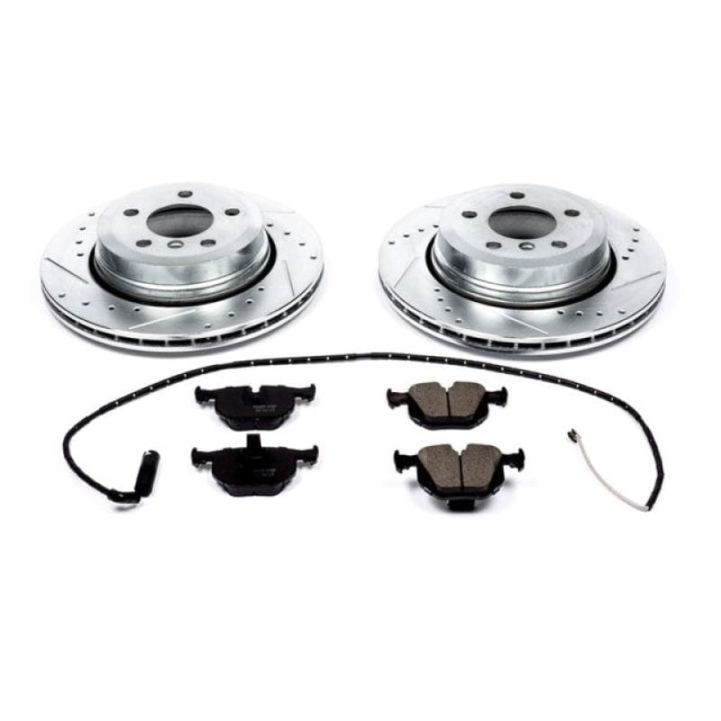 PowerStop — Z23 Daily Driver Carbon-Fiber Ceramic Brake Pad and Drilled & Slotted Rotor Kit
