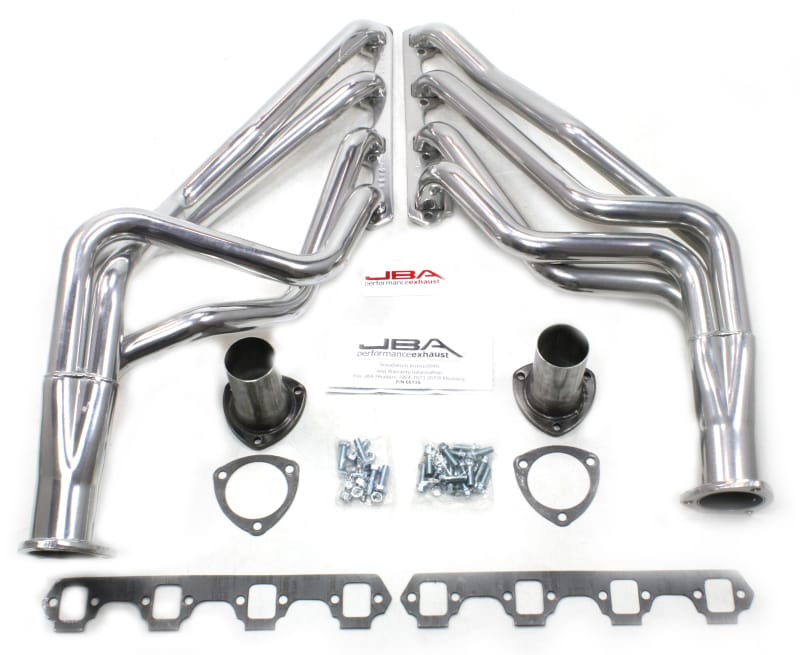 JBA — JBA 65-73 Ford Mustang 260-302/71-73 Ford 260-351W SBF 1-5/8in Primary Silver Ctd Long Tube Header
Long Tube Header