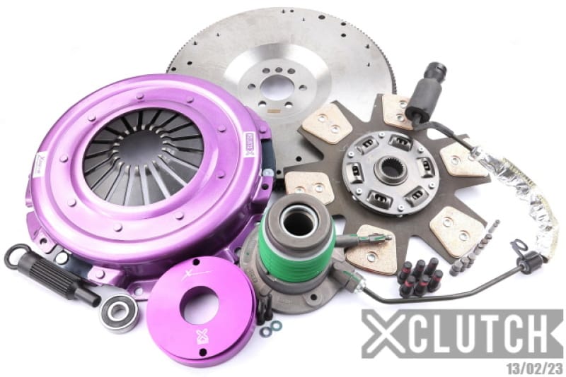 XCLUTCH — Clutch Kit Inc Chromoly Flywheel + HRB; Stage 2  Sprung Ceramic Clutch Disc