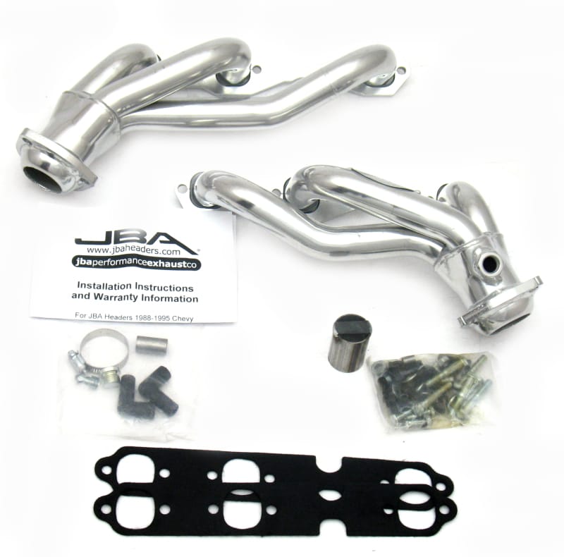 JBA — JBA 88-95 GM Truck 4.3L V6 w/o A.I.R. Injection 1-1/2in Primary Silver Ctd Cat4Ward Header
Exhaust Header