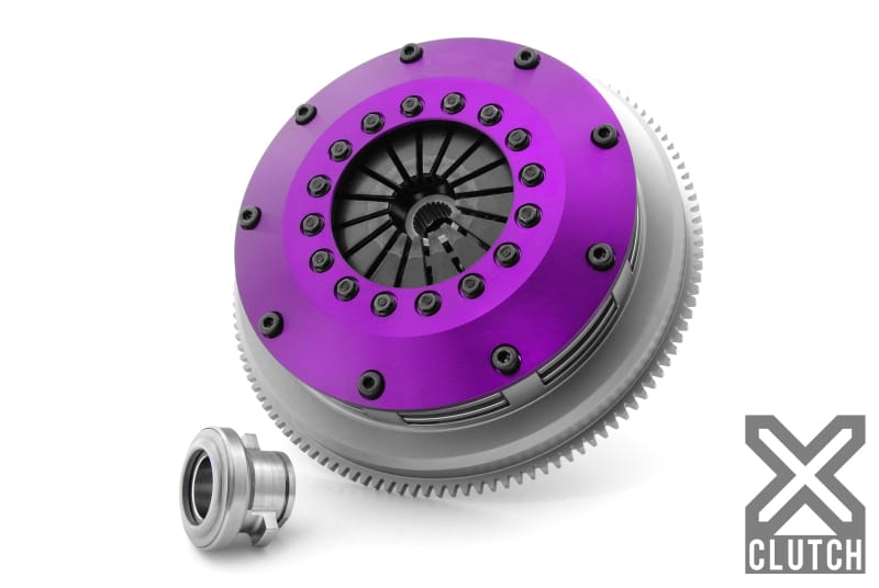 XCLUTCH — Clutch Kit Inc Chromoly Flywheel; 8" Twin Sprung Ceramic Clutch Discs
