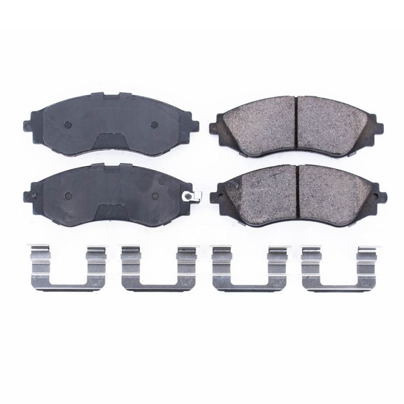PowerStop — PowerStop - Z17 Low-Dust Ceramic Brake Pads with Hardware
