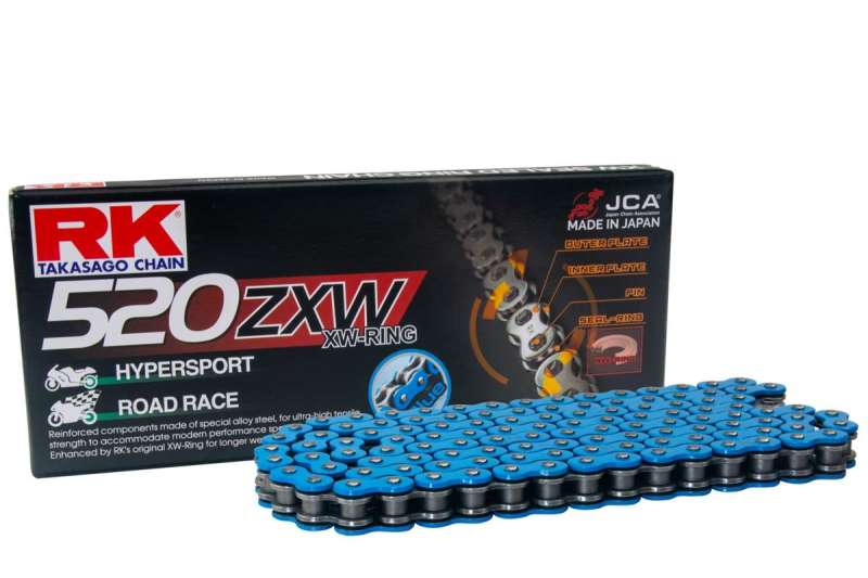 RK Chain — RK Chain BB520ZXW-100FT XW-Ring - Blue