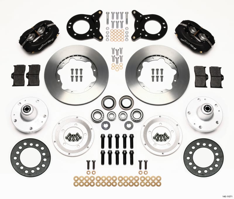Wilwood — KIT,FRONT,MUSTANG,65-69,FDLI,11.00 BLACK POWDER COAT