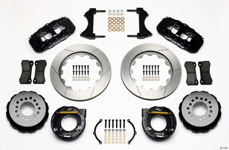 Wilwood — KIT,REAR,C10 CHEVY,5 LUG,2.42 OFFSET AERO4,14.00 ROTOR