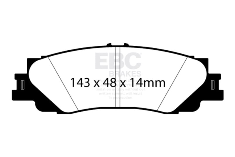 EBC — 6000 Series Greenstuff Truck/SUV Brakes Disc Pads