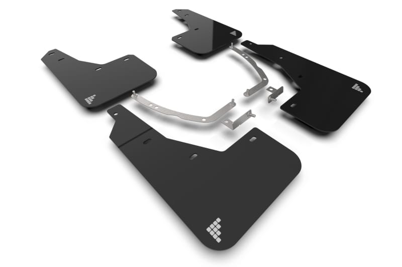 Rally Armor — Black Mud Flap/White Logo