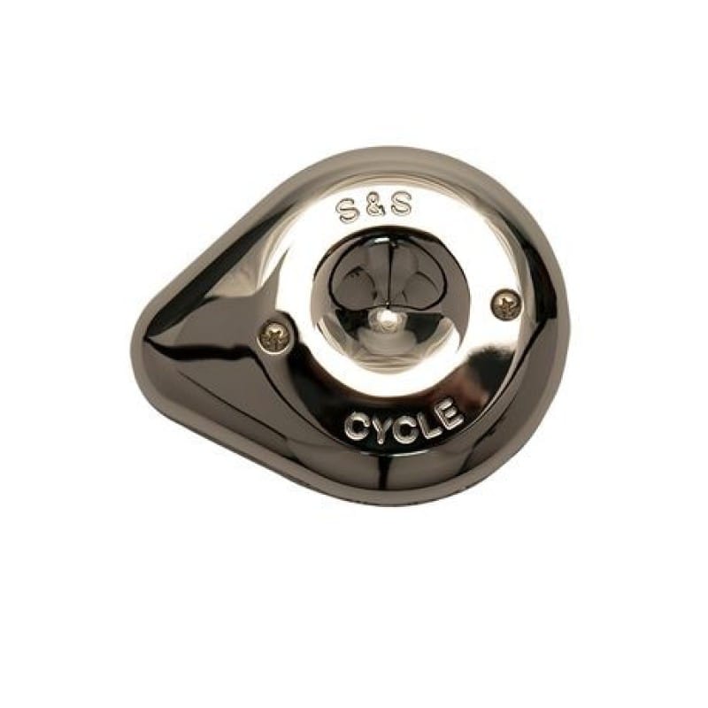 S&S Cycle — S&S Cycle Mini Teardrop Air Cleaner Cover For All Stealth Applications - Chrome