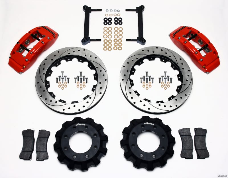 Wilwood — KIT,FRONT,H2/2500 SERIES,99-UP 16.00 ROTOR,PERF DRILLED,RED
