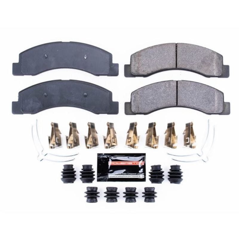 PowerStop — PowerStop - Z23 Daily Driver Carbon-Fiber Ceramic Brake Pads with Hardware Kit