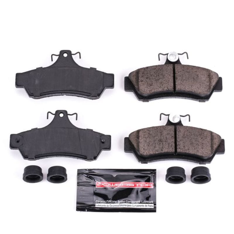 PowerStop — PowerStop - Z23 Daily Driver Carbon-Fiber Ceramic Brake Pads with Hardware Kit