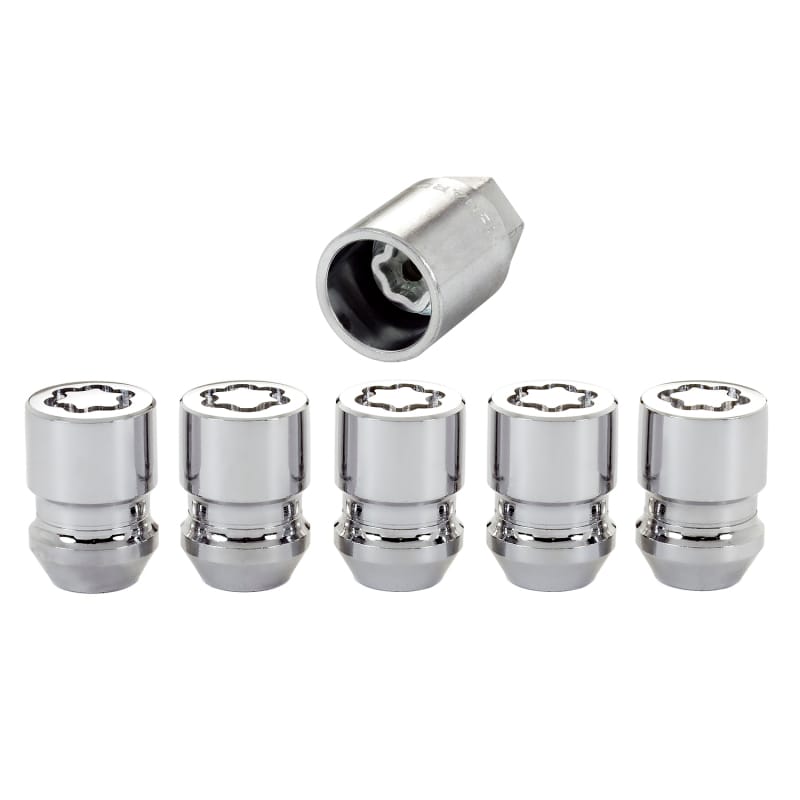 McGard — Cone Seat Exposed Style Wheel Locks-Chrome-5 Lock Set