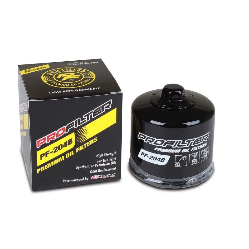 ProFilter — ProFilter Arctic Cat/Honda/Kaw/MV Agusta/Triumph/Yam Spin-On Black Various Performance Oil Filter