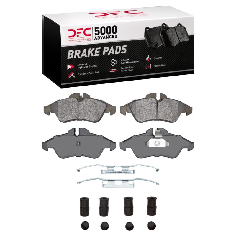 DFC — DFC 5000 Advanced Pads - Low-Metallic and Hardware Kit