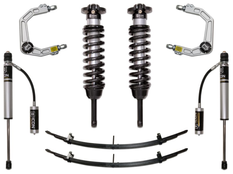ICON — 05-15 TACOMA 0-3.5"/ 16-UP 0-2.75" STAGE 3 SUSPENSION SYSTEM W BILLET UCA
05-15 TACOMA 0-3.5"/16-23 0-2.75" STAGE 3 SUSPENSION SYSTEM W BILLET UCA