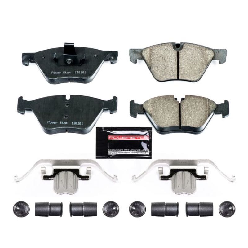 PowerStop — PowerStop - Z23 Daily Driver Carbon-Fiber Ceramic Brake Pads with Hardware Kit