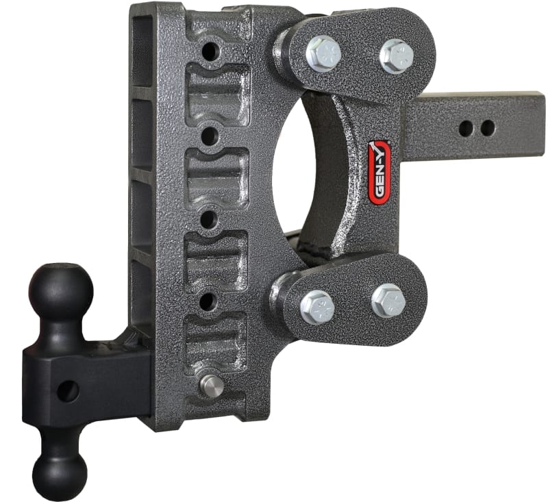 GEN-Y Hitch — Gen-Y The Boss Torsion-Flex 2.5in Shank 9in Drop 2.4K TW 21K Hitch w/GH-061 Dual-Ball
Drop Hitch