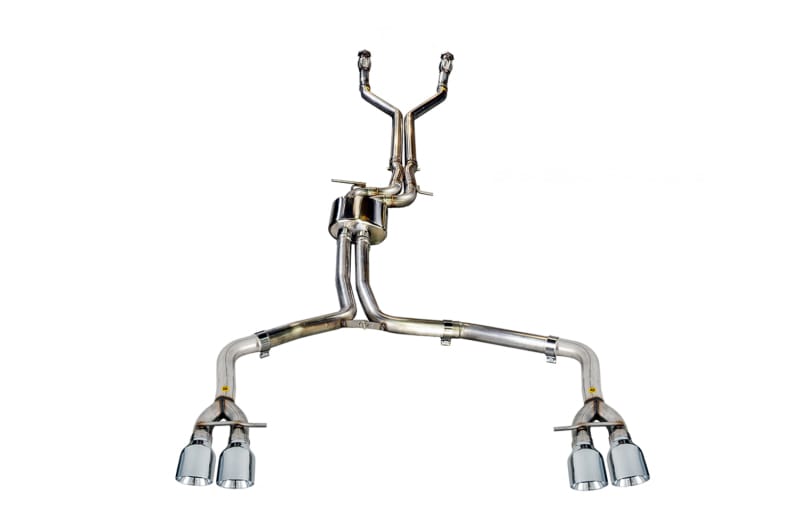 AWE Tuning — AWE Track Edition for Audi C7 S6 4.0T - Chrome Tips