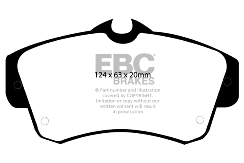 EBC — Redstuff Ceramic Low Dust Brake Pads
