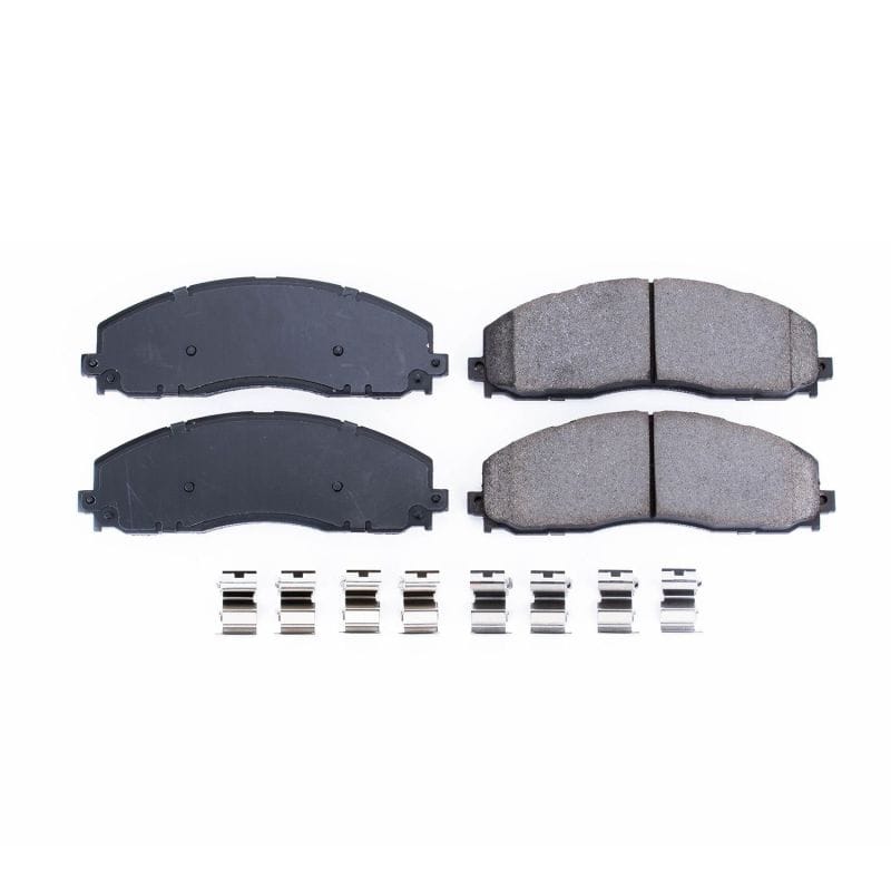 PowerStop — PowerStop - Z17 Low-Dust Ceramic Brake Pads with Hardware