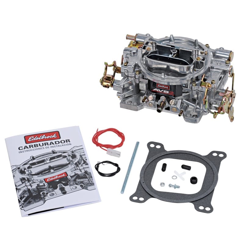 Edelbrock — AVS2 500 CFM #1904 Carburetor with Manual Choke for Dual-Quad
Thunder Series AVS Carburetor