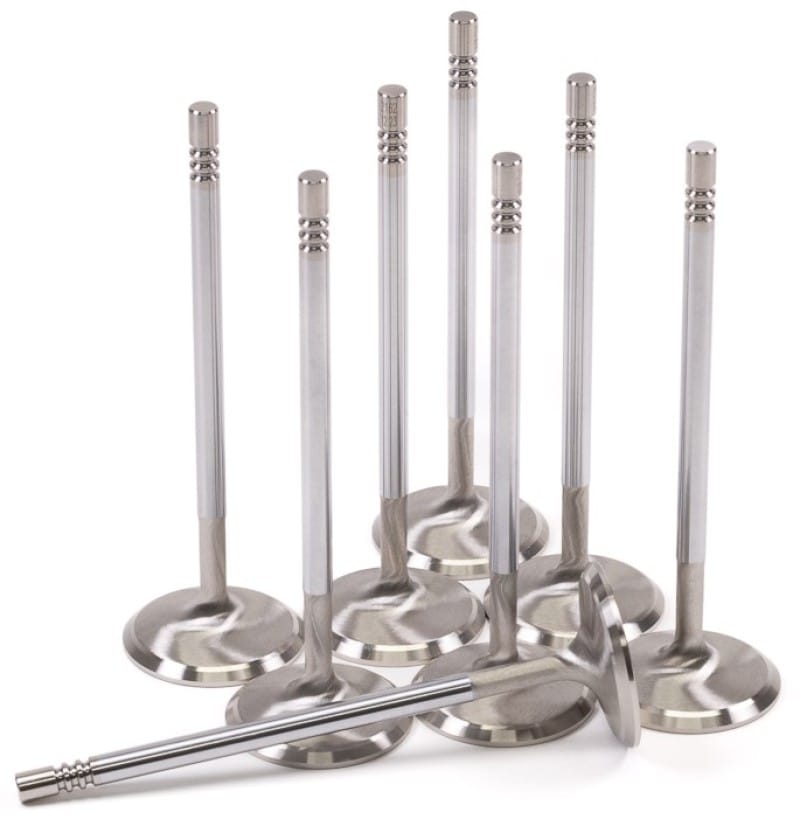 GSC Power Division — GSC P-D Ford Mustang 5.0L Coyote Gen 3 37.6mm Head (STD) Chrome Polished Intake Valve - Set of 8