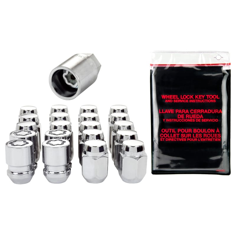 McGard — Cone Seat Exposed Style Wheel Installation Kit-Chrome