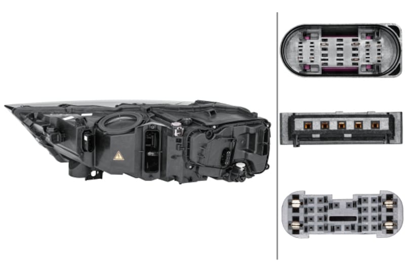 Hella — Hella 2017-2019 Audi Q7 Halogen Headlight Assembly
FogLightAssembly