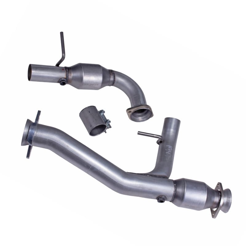 BBK — 2011-14 FORD F150 COYOTE 5.0 TRUCK 3" SHORT MID Y PIPE W/ CATALYTIC CONVERTERS
Short Mid Y-Pipe