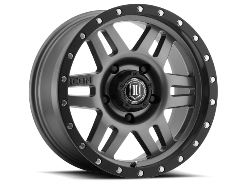 ICON — ICON ALLOYS SIX SPEED GUN MTL - 17 X 8.5 / 5 X 150 / 25MM / 5.75" BS