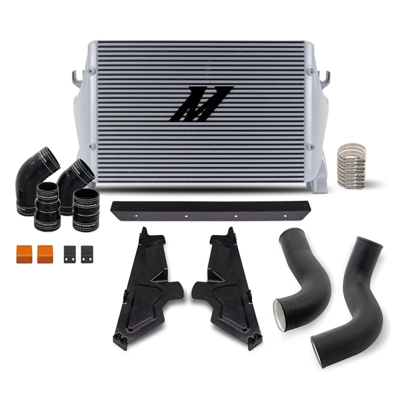 Mishimoto — Intercooler Kit, Silver/Black, fits Ram 6.7L Cummins 2019-2024