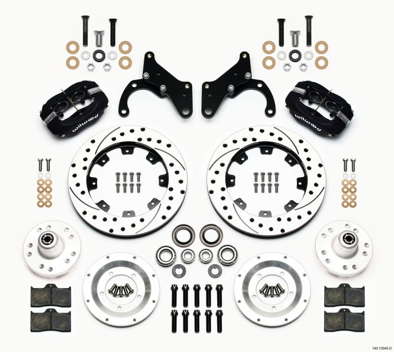 Wilwood — KIT,FRONT,IMPALA DRUM 69-70/DISC 68-70/ VETTE 69-82,FDLI,12.19 SRP,BLACK PWDR CT