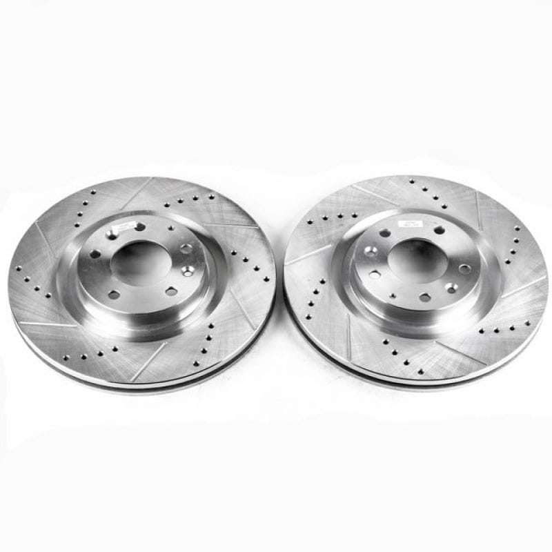 PowerStop — PowerStop Evolution Performance Drilled, Slotted & Plated Brake Rotor Pair