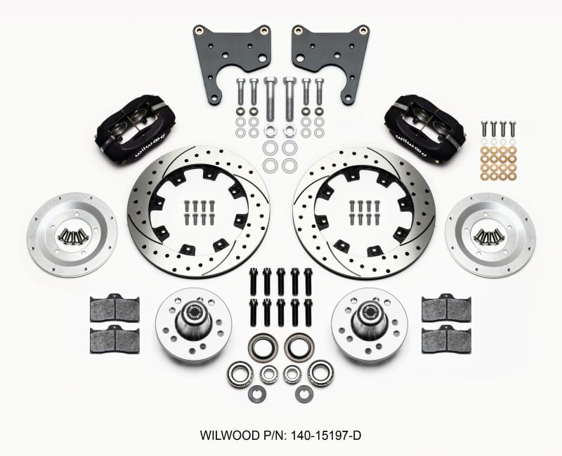 Wilwood — KIT,FRONT,MOPAR,C-BODY,DRUM,FDLI,12.19 SRP,BLACK POWDER COAT