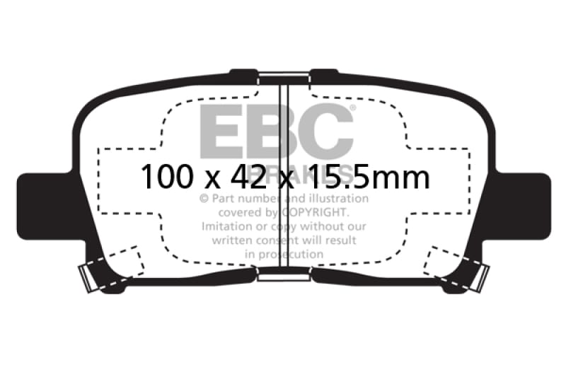 EBC — 6000 Series Greenstuff Truck/SUV Brakes Disc Pads