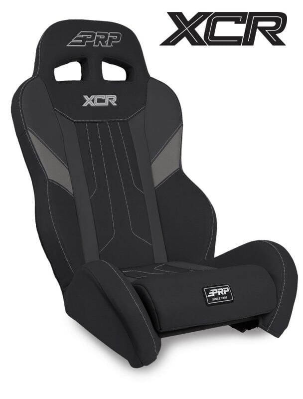 PRP Seats — PRP XCR Polaris RZR UTV Suspension Seat - Black/Gray