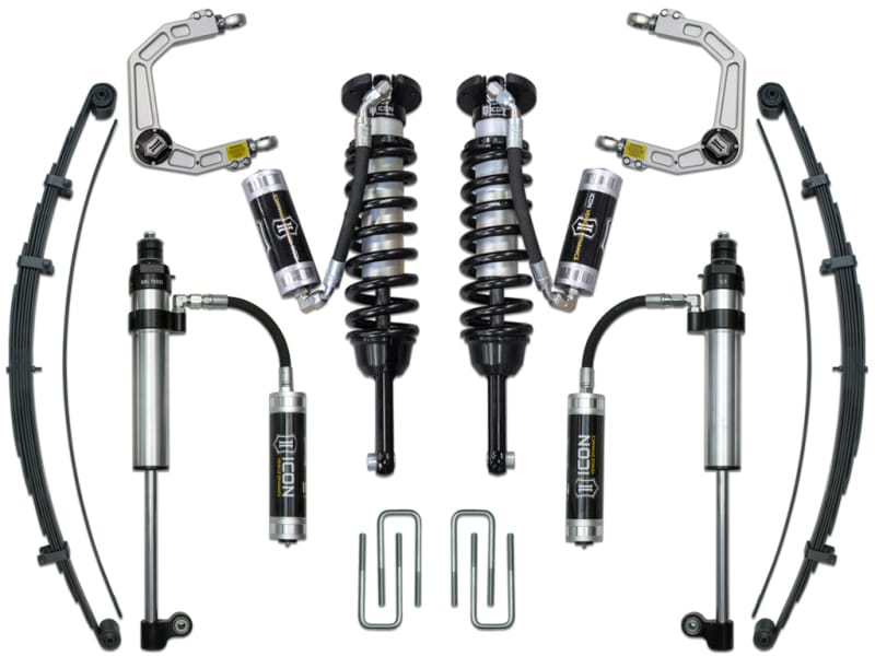 ICON — 05-15 TACOMA 0-3.5"/ 16-UP 0-2.75" STAGE 8 SUSPENSION SYSTEM W BILLET UCA
05-15 TACOMA 0-3.5"/16-23 0-2.75" STAGE 8 SUSPENSION SYSTEM W BILLET UCA