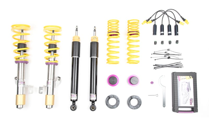 KW — Height adjustable stainless steel coilovers with adjustable rebound damping
KW COILOVER KIT V2 BUNDLE - 152200BG