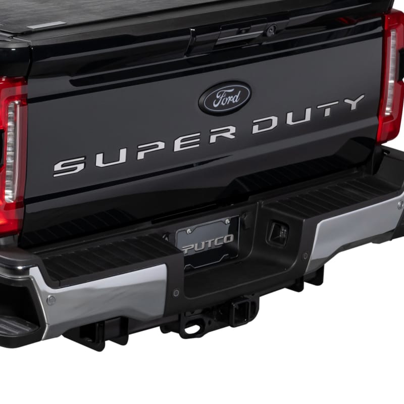 Putco — Putco 2023 Ford Super Duty Tailgate Letter Ford Lettering Emblems (Stainless Steel)