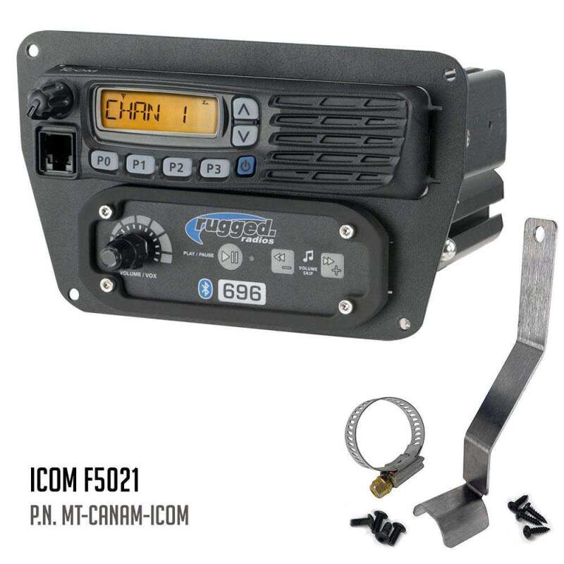 Rugged Radios — Rugged Radios Can-Am Commander Intercom and Radio Mount Motorola CM300D / Vertex VX2200