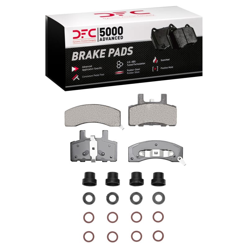 DFC — DFC 5000 Advanced Pads - Semi-Metallic and Hardware Kit