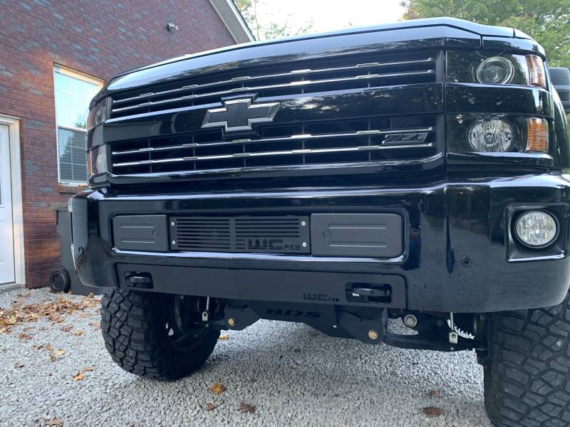 Wehrli — Valance Filler Panel Kit, 15-19 Chevy 2500/3500 HD, W Tow Hooks, Raw