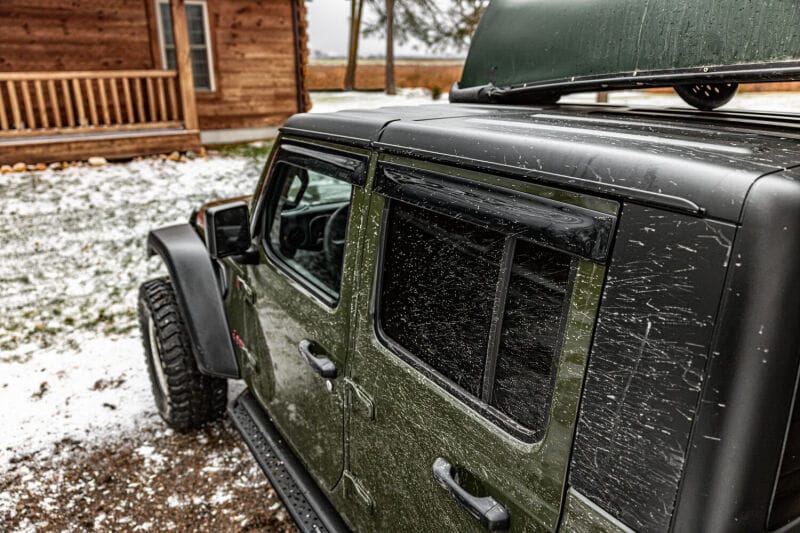 Husky Liners — Low Profile Ventvisor Deflector; Smoke; Outside Mount; 4 pc.