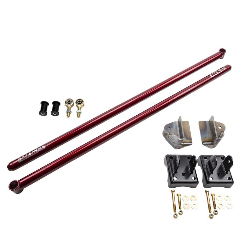 Wehrli — Traction Bar Kit, 60 in., 17-24 Ford Power Stroke CCSB, WCFab Red