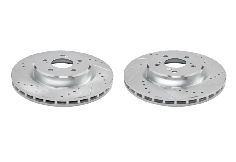 PowerStop — PowerStop Evolution Performance Drilled, Slotted & Plated Brake Rotor Pair