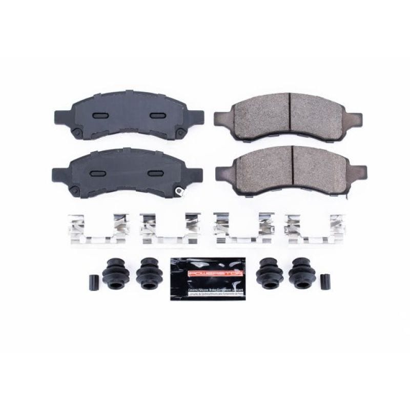 PowerStop — PowerStop - Z23 Daily Driver Carbon-Fiber Ceramic Brake Pads with Hardware Kit