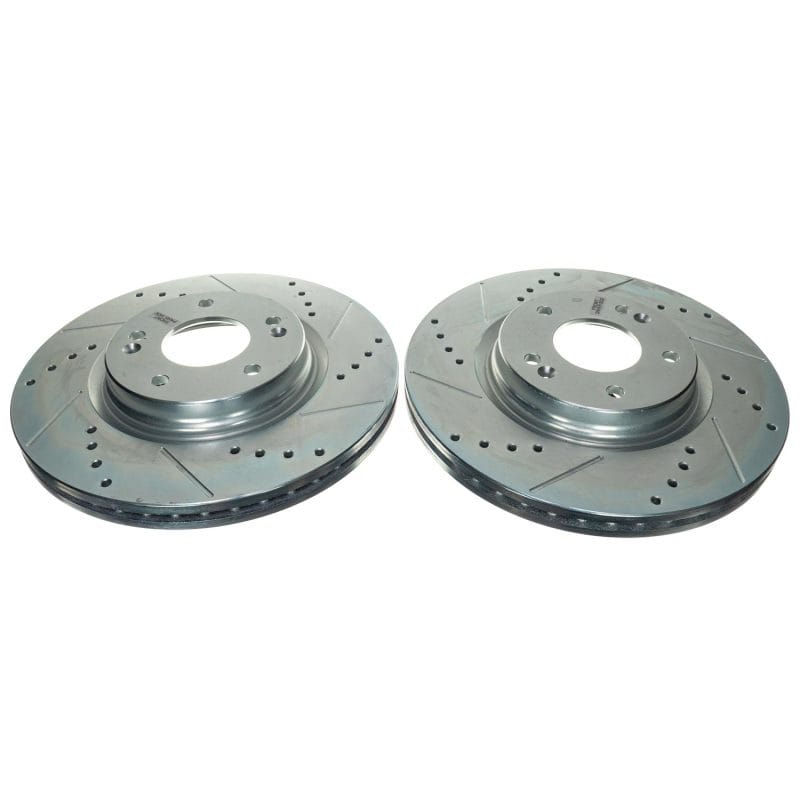 PowerStop — PowerStop Evolution Performance Drilled, Slotted & Plated Brake Rotor Pair