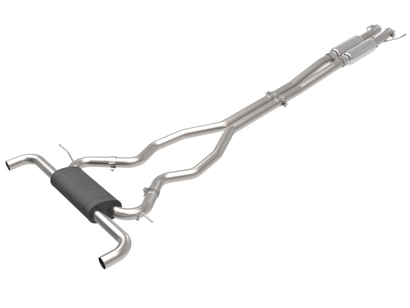 aFe — Vulcan Series 2-1/2 IN 304 Stainless Steel Cat-Back Exhaust System