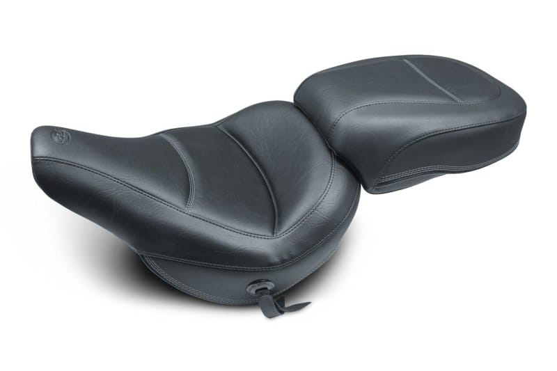 Mustang Motorcycle — Mustang 18-21 Harley Heritage Classic & Deluxe Standard Touring Solo Seat - Black